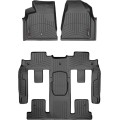 Коврики WeatherTech Black для GMC Acadia; Buick Enclave (mkI)(1 fixing post)(1-2-3 row)(2 row bucket seats) 2007-2008, цена: 13 472 грн.