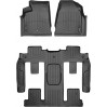 Коврики WeatherTech Black для GMC Acadia; Buick Enclave (mkI)(1 fixing post)(1-2-3 row)(2 row bucket seats) 2007-2008, цена: 12 487 грн.