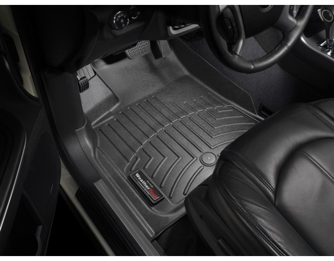 Коврики Weathertech Black для GMC Acadia; Buick Enclave; Saturn Outlook (mkI)(1 fixing post)(1 row) 2007-2008, ціна: 6 692 грн.
