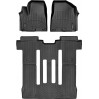 Коврики WeatherTech Black для Kia Carnival/Sedona (mkIII)(1-2-3 row)(2 row Removable Centre Seat)(no rear entertainment system) 2015→, цена: 12 487 грн.