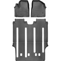 Коврики WeatherTech Black для Kia Carnival/Sedona (mkIII)(1-2-3 row)(2 row First Class Lounge Seats)(no rear entertainment system) 2015→, цена: 14 054 грн.