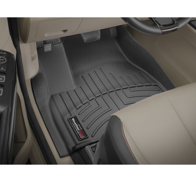 Коврики WeatherTech Black для Kia Carnival/Sedona (mkIII)(1-2-3 row)(2 row First Class Lounge Seats)(no rear entertainment system) 2015→, цена: 12 894 грн.