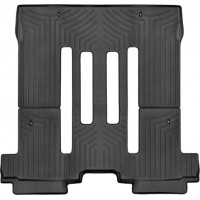 Килимки WeatherTech Black для Kia Carnival/Sedona (mkIII)(2 row Removable Centre Seat)(no rear entertainment system)(2-3 row) 2014-2021