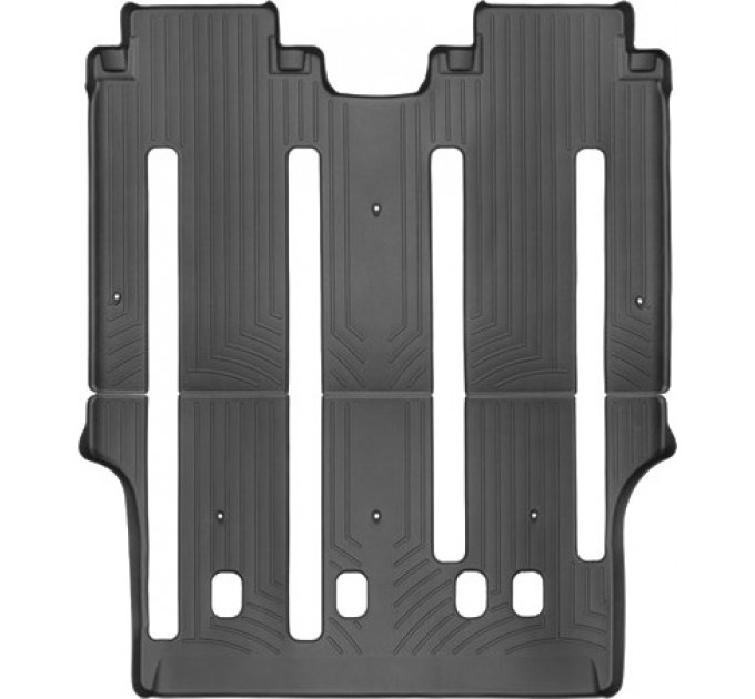 Килимки WeatherTech Black для Kia Carnival/Sedona (mkIII)(2 row First Class Lounge Seats)(no rear entertainment system)(2-3 row) 2014-2021, ціна: 6 751 грн.