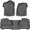 Коврики WeatherTech Black для Chevrolet Silverado (mkIII)(double cab)(with 4x4 shifter)(with short console)(not extended 2 row) 2014→, цена: 9 994 грн.