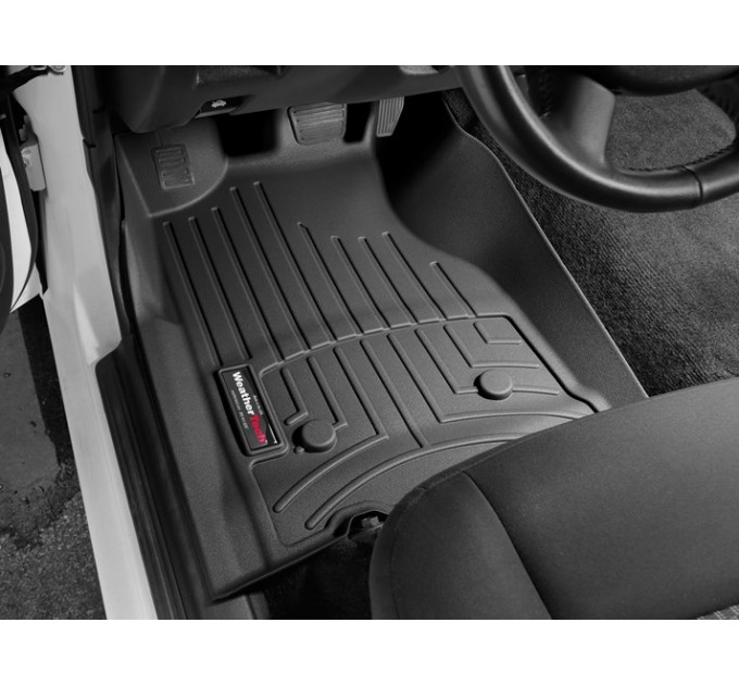 Коврики Weathertech Black для Chevrolet Colorado; GMC Canyon (single cab)(mkI)(1 row) 2003-2012 automatic, ціна: 6 144 грн.