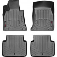 Коврики Weathertech Black для Genesis G80 (mkI); Hyundai Genesis (sedan)(mkII)(AWD) 2015→