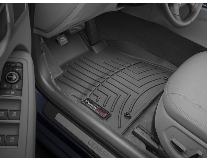 Коврики Weathertech Black для Genesis G80 (mkI); Hyundai Genesis (sedan)(mkII)(AWD) 2015→, ціна: 11 488 грн.