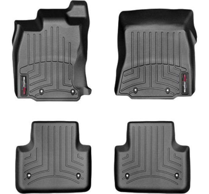 Коврики WeatherTech Black для Jaguar XJ (X351)(AWD)(8 fixings) 2010-2019, цена: 9 826 грн.