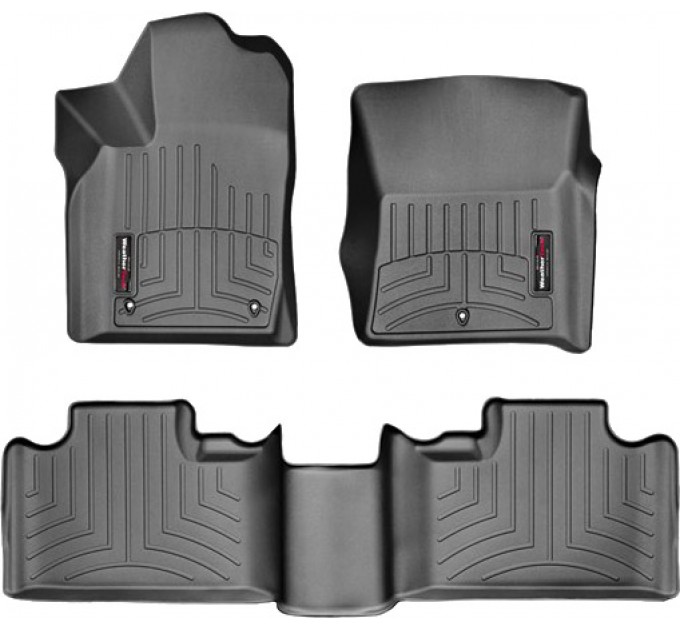 Коврики Weathertech Black для Jeep Grand Cherokee (EU)(WK2)(with passanger foot rest)(3 hooks) 2011-2013, ціна: 10 849 грн.