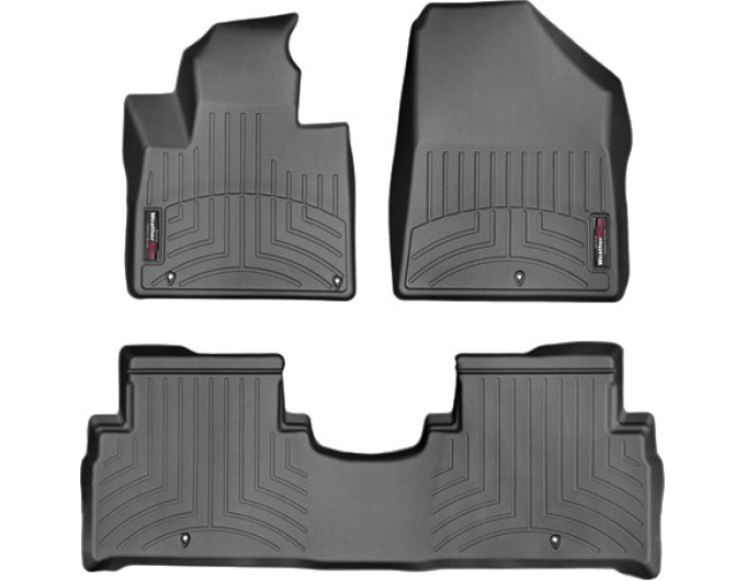 Коврики WeatherTech Black для Kia Sorento (mkIII)(1-2 row) 2015→ automatic, цена: 11 826 грн.