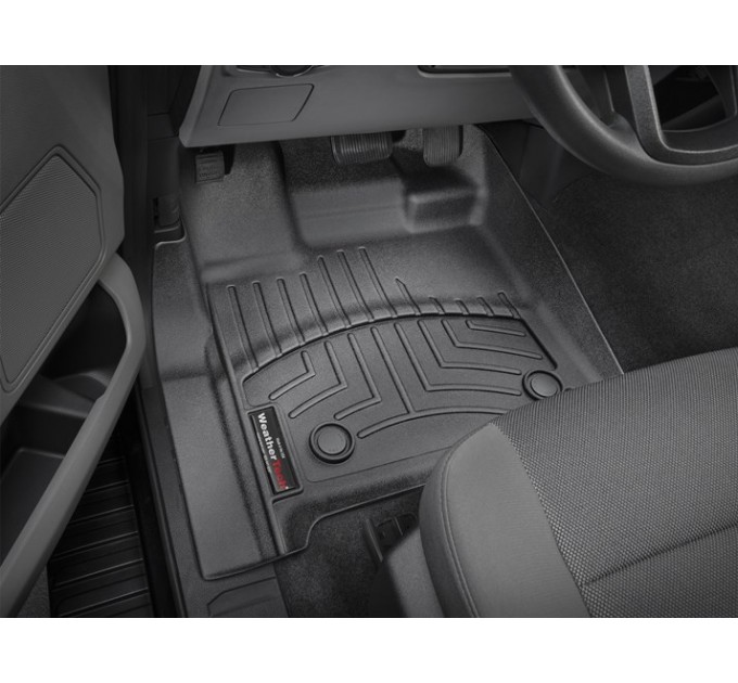 Коврики WeatherTech Black для Ford F-150 (mkXII)(single cab)(2 pcs.)(1 row) 2015→, цена: 6 144 грн.