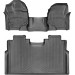 Коврики Weathertech Black для Ford F-150 (double cab)(mkXII)(1 row - 1pc.)(1 row bench seats) 2015→, ціна: 14 117 грн.