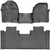 Коврики Weathertech Black для Ford F-150 (extended cab)(mkXII)(1 row - 1pc.)(1 row bench seats) 2015→, ціна: 14 117 грн.