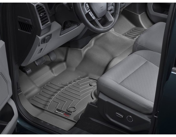 Коврики WeatherTech Black для Ford F-150 (mkXII)(extended cab)(1 row - 1pc.)(1 row bench seats) 2015→, цена: 15 243 грн.