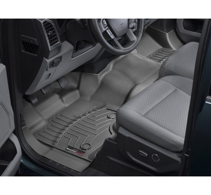 Коврики WeatherTech Black для Ford F-150 (mkXII)(extended cab)(1 row - 1pc.)(1 row bench seats) 2015→, цена: 14 117 грн.