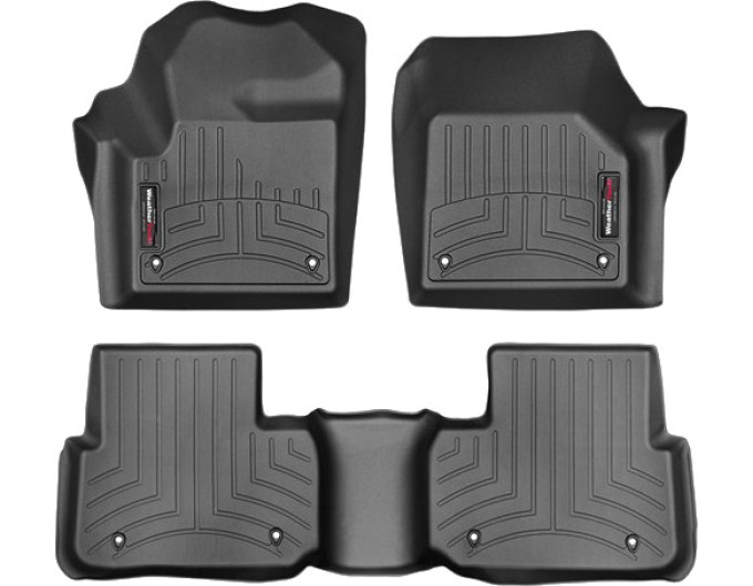 Коврики Weathertech Black для Land Rover Discovery Sport (mkI)(1-2 row) 2015→, ціна: 12 666 грн.