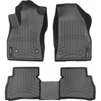 Коврики WeatherTech Black для Fiat Doblo (mkII); Dodge ProMaster City (mkI)(1-2 row) 2010-2022