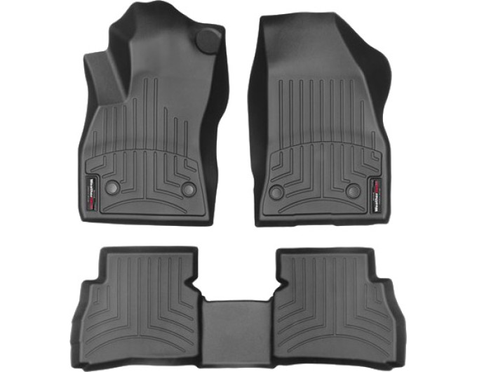 Коврики WeatherTech Black для Fiat Doblo (mkII); Dodge ProMaster City (mkI)(1-2 row) 2010-2022, цена: 11 488 грн.