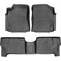 Коврики WeatherTech Black для Toyota Tundra (mkI)(double cab)(with console)(no fixings) 2004-2006 automatic