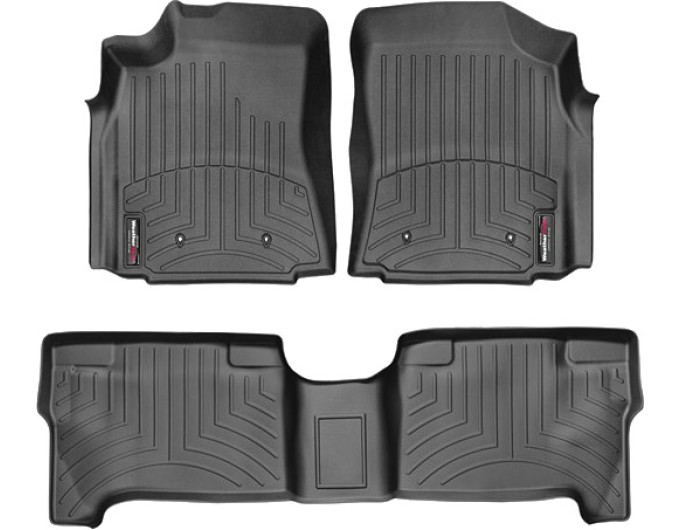 Коврики WeatherTech Black для Toyota Tundra (mkI)(double cab)(with console)(no fixings) 2004-2006 automatic, цена: 11 488 грн.