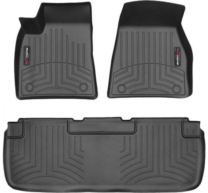 Коврики Weathertech Black для Tesla Model S (mkI)(4 fixings)(removable fixings) 2014-2019, ціна: 10 849 грн.