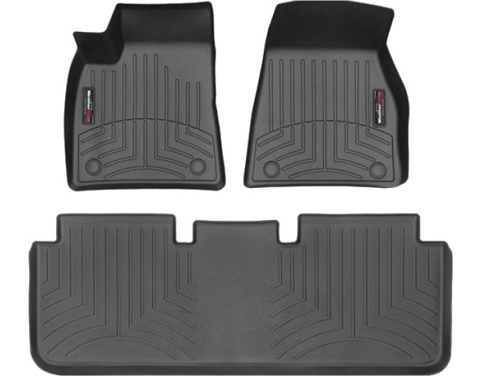 Коврики Weathertech Black для Tesla Model S (mkI) 2020→, ціна: 11 709 грн.