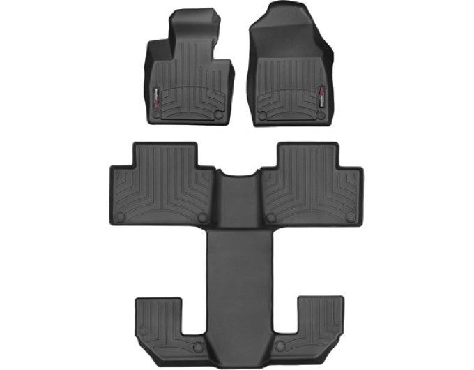 Коврики Weathertech Black для Volvo XC90 (mkII)(not hybrid)(6 seats)(1-2-3 row) 2020→, ціна: 13 915 грн.