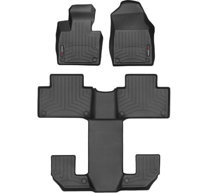 Коврики Weathertech Black для Volvo XC90 (mkII)(not hybrid)(6 seats)(1-2-3 row) 2020→, ціна: 12 894 грн.