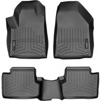 Коврики Weathertech Black для Jeep Cherokee (KL)(no raiser floor before dead pedal) 2015-2017