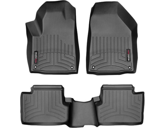 Коврики Weathertech Black для Jeep Cherokee (KL)(no raiser floor before dead pedal) 2015-2017, ціна: 11 709 грн.