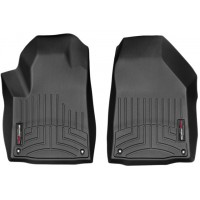 Коврики WeatherTech Black для Jeep Cherokee (KL)(no raiser floor before dead pedal)(1 row) 2015→