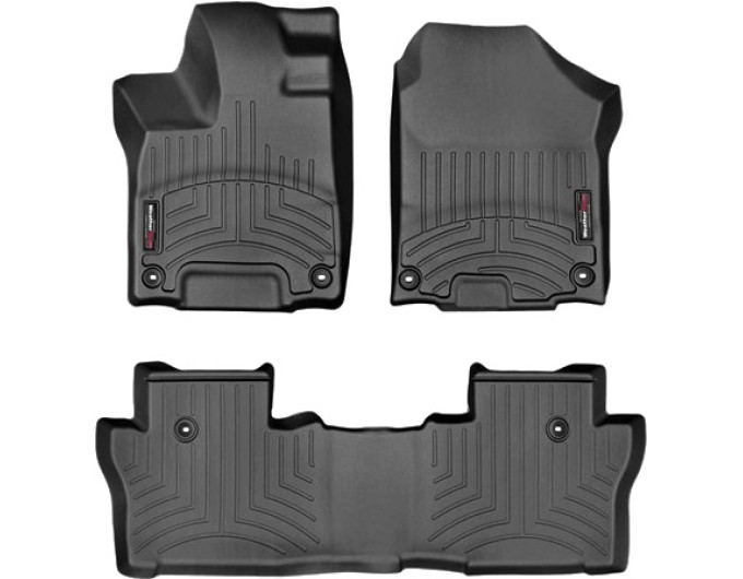 Коврики Weathertech Black для Honda Pilot (mkIII)(1-2 row)(8 seats) 2016→; Passport (mkIII) 2019→, ціна: 11 488 грн.