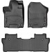 Коврики WeatherTech Black для Honda Pilot (mkIII)(1-2 row)(7 seats) 2016→, цена: 10 641 грн.