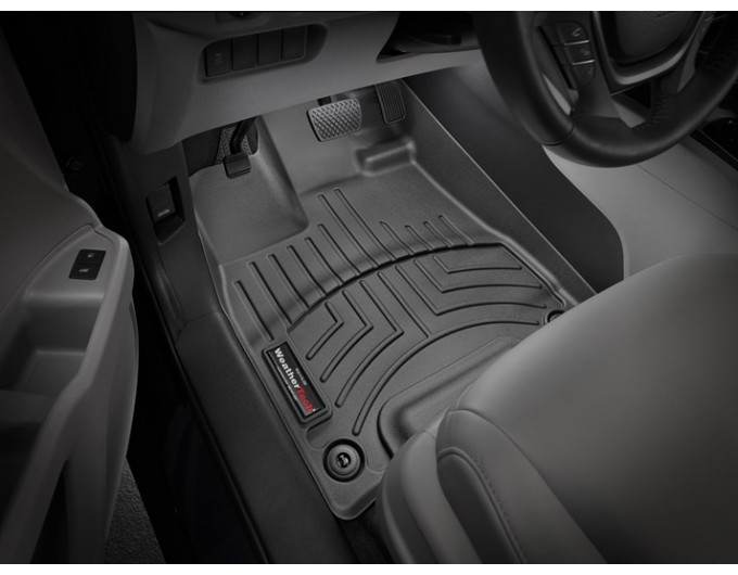 Коврики Weathertech Black для Honda Pilot (mkIII)(1-2 row)(7 seats) 2016→, ціна: 11 488 грн.