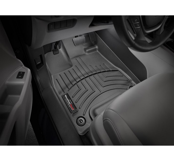 Коврики Weathertech Black для Honda Pilot (mkIII)(1-2 row)(7 seats) 2016→, ціна: 10 641 грн.