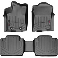 Коврики WeatherTech Black для Toyota Tacoma (mkIII)(extended cab) 2015-2017 automatic