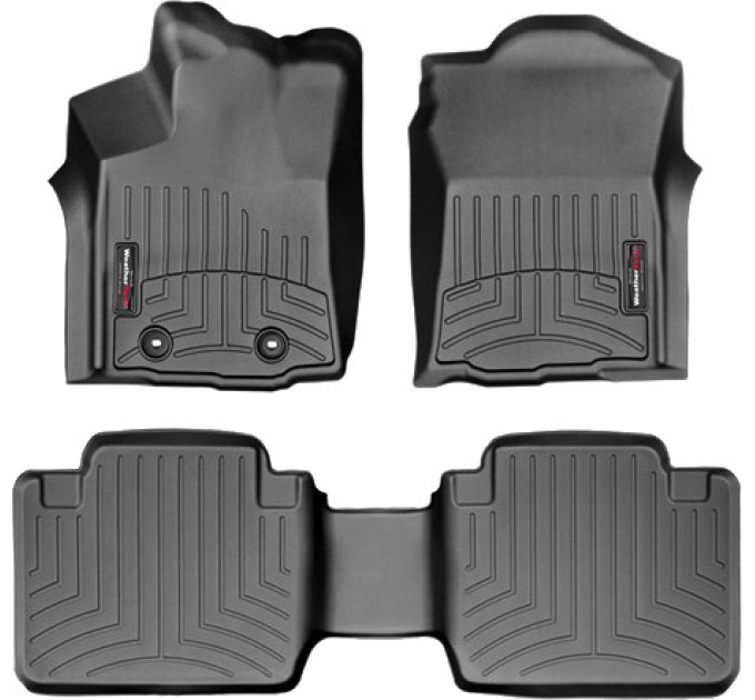 Коврики WeatherTech Black для Toyota Tacoma (mkIII)(extended cab) 2015-2017 automatic, цена: 10 641 грн.