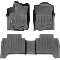 Коврики WeatherTech Black для Toyota Tacoma (mkIII)(double cab) 2015-2017 automatic