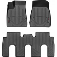 Коврики WeatherTech Black для Tesla Model X (mkI)(7 seats)(1-2 row)(no mobile bench) 2016 - 22/08/2017