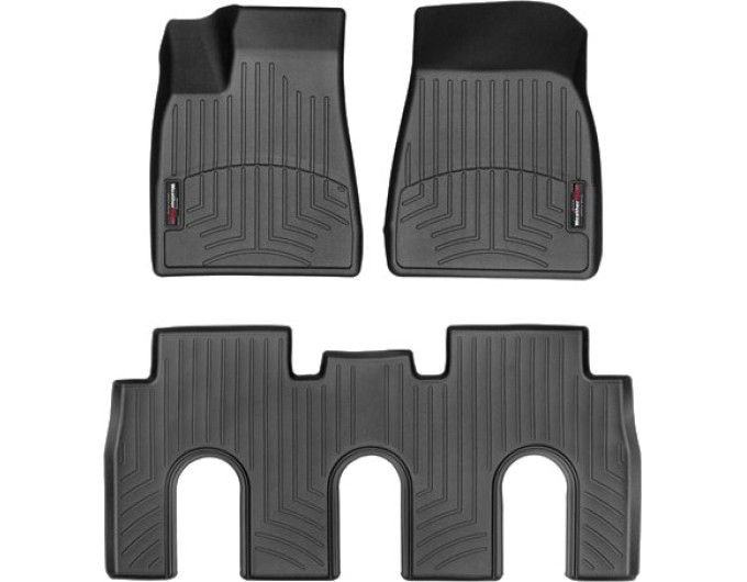 Коврики WeatherTech Black для Tesla Model X (mkI)(7 seats)(1-2 row)(no mobile bench) 2016 - 22/08/2017, цена: 13 915 грн.