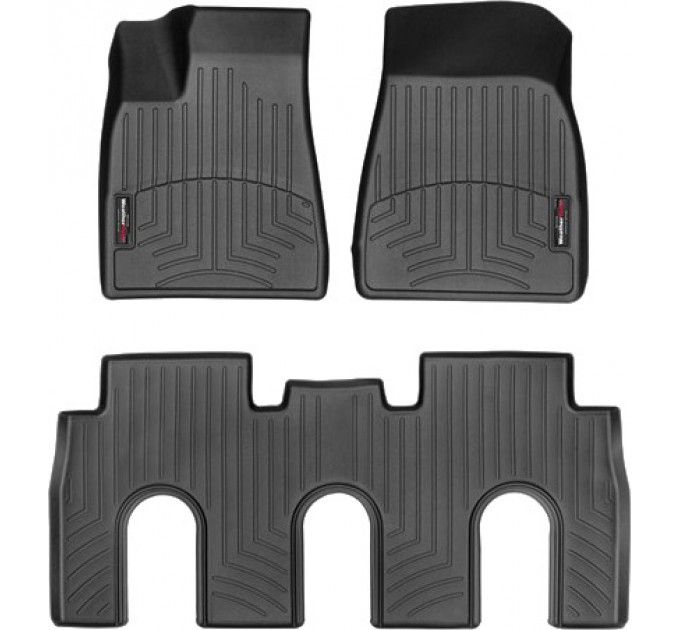 Коврики WeatherTech Black для Tesla Model X (mkI)(7 seats)(1-2 row)(no mobile bench) 2016 - 22/08/2017, цена: 12 894 грн.