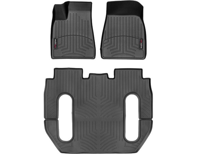 Коврики WeatherTech Black для Tesla Model X (mkI)(6 seats no console)(1-2-3 row) 18/10/2016-2020, цена: 13 915 грн.