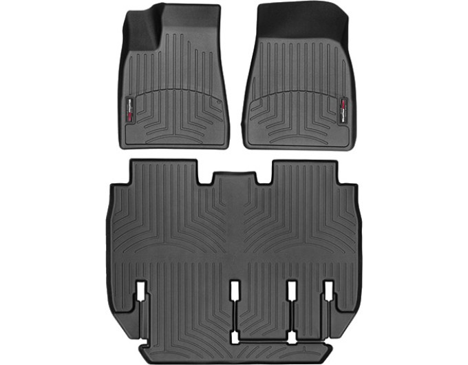 Коврики WeatherTech Black для Tesla Model X (mkI)(5 seats)(1-2 row) 2016-2020, цена: 13 915 грн.