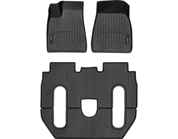 Коврики WeatherTech Black для Tesla Model X (mkI)(6 seats with console)(1-2-3 row) 18/10/2016-2020, цена: 13 915 грн.