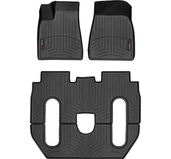 Коврики WeatherTech Black для Tesla Model X (mkI)(6 seats with console)(1-2-3 row) 18/10/2016-2020, цена: 12 894 грн.