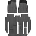 Коврики WeatherTech Black для Tesla Model X (mkI)(7 seats)(1-2-3 row)(with mobile bench) 23/08/2017-2020, цена: 13 915 грн.