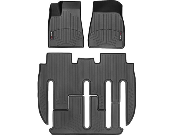 Коврики WeatherTech Black для Tesla Model X (mkI)(7 seats)(1-2-3 row)(with mobile bench) 23/08/2017-2020, цена: 13 915 грн.