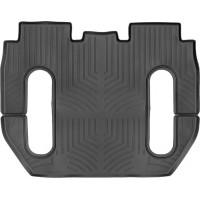 Килимки WeatherTech Black для Tesla Model X (mkI)(6 seats no console)(2-3 row) 18/10/2016-2020