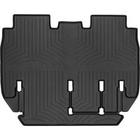 Килимки WeatherTech Black для Tesla Model X (mkI)(5 seats)(2 row) 2016-2020